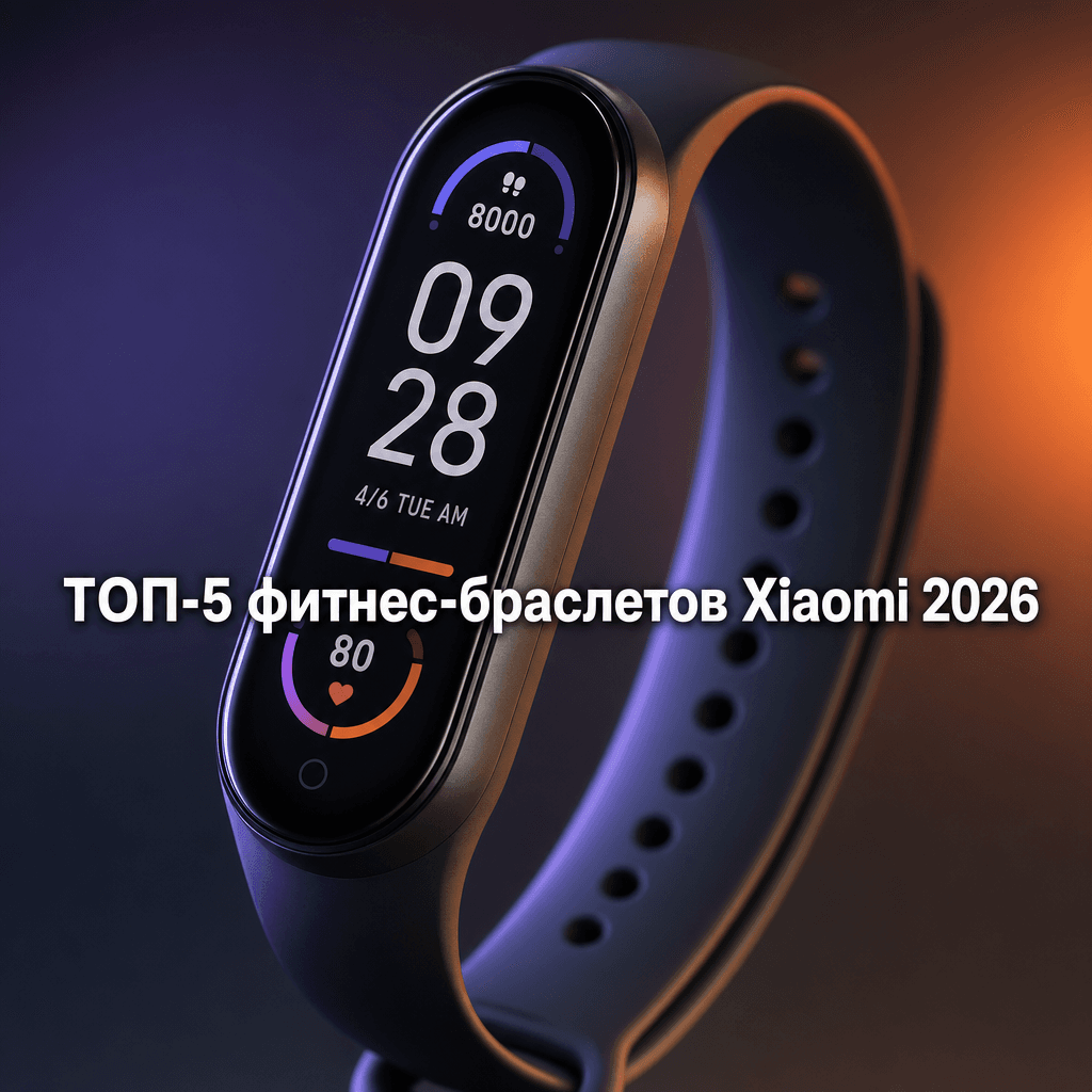 ТОП-5 фитнес-браслетов Xiaomi 2026: обзор Xiaomi Smart Band 10, 9 Pro и других моделей для тренировок