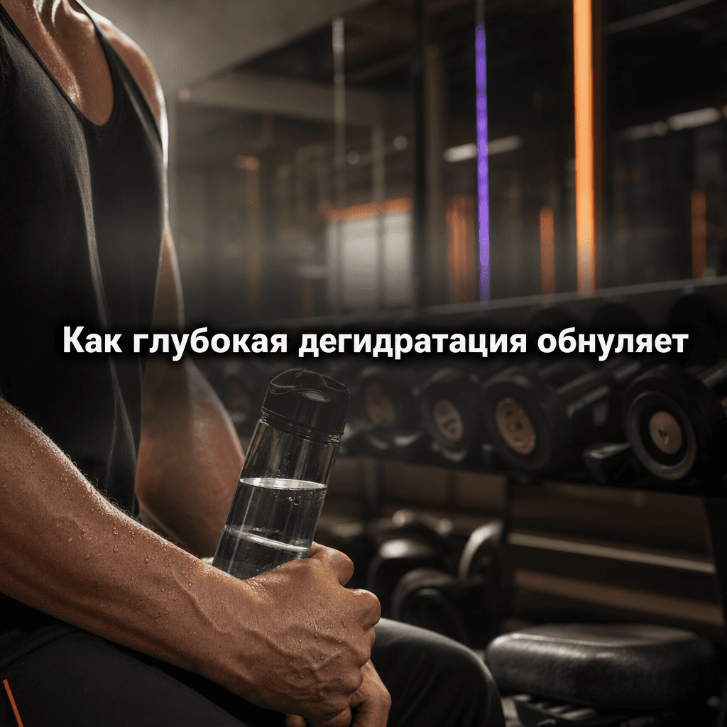 Как глубокая дегидратация обнуляет прогресс от силовых тренировок